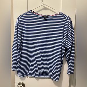 AYR striped shirt. 3/4” sleeves. Size XS.
